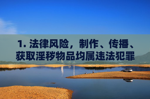 1. 法律风险,制作、传播、获取淫秽物品均属违法犯罪行为,将面临法律制裁,制作传播获取淫秽物品均属违法犯罪,将面临法律制裁 1. 法律风险,制作、传播、获取淫秽物品均属违法犯罪行为,将面临法律制裁,制作传播获取淫秽物品均属违法犯罪,将面临法律制裁