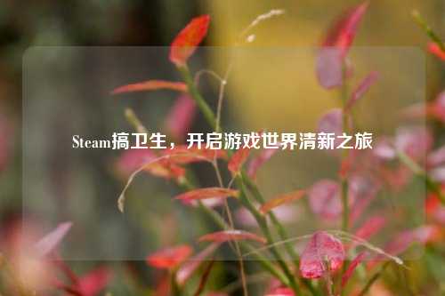 Steam搞卫生，开启游戏世界清新之旅