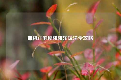 单机CF解锁跳跳乐玩法全攻略