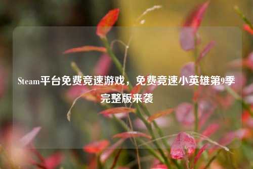 Steam平台免费竞速游戏，免费竞速小英雄第9季完整版来袭