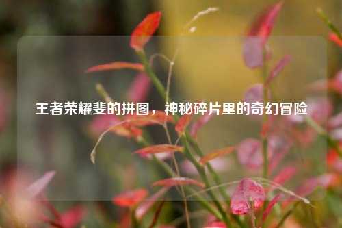 王者荣耀斐的拼图,神秘碎片里的奇幻冒险