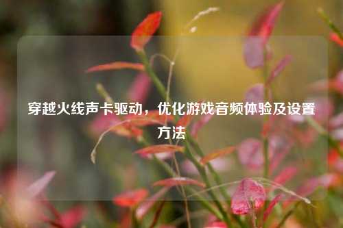 穿越火线声卡驱动，优化游戏音频体验及设置方法