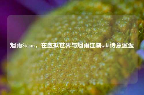烟雨Steam,在虚拟世界与烟雨江湖wiki诗意邂逅