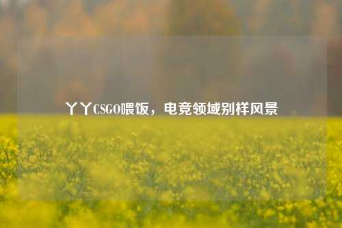 丫丫CSGO喂饭,电竞领域别样风景