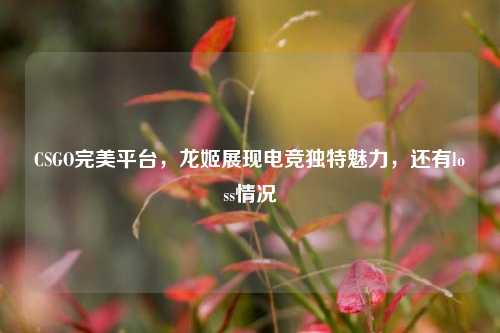 CSGO完美平台,龙姬展现电竞独特魅力,还有loss情况
