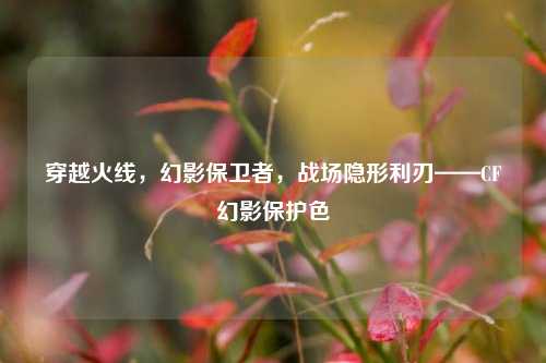 穿越火线,幻影保卫者,战场隐形利刃——CF幻影保护色